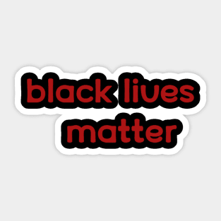 Black Lives Matter Sticker